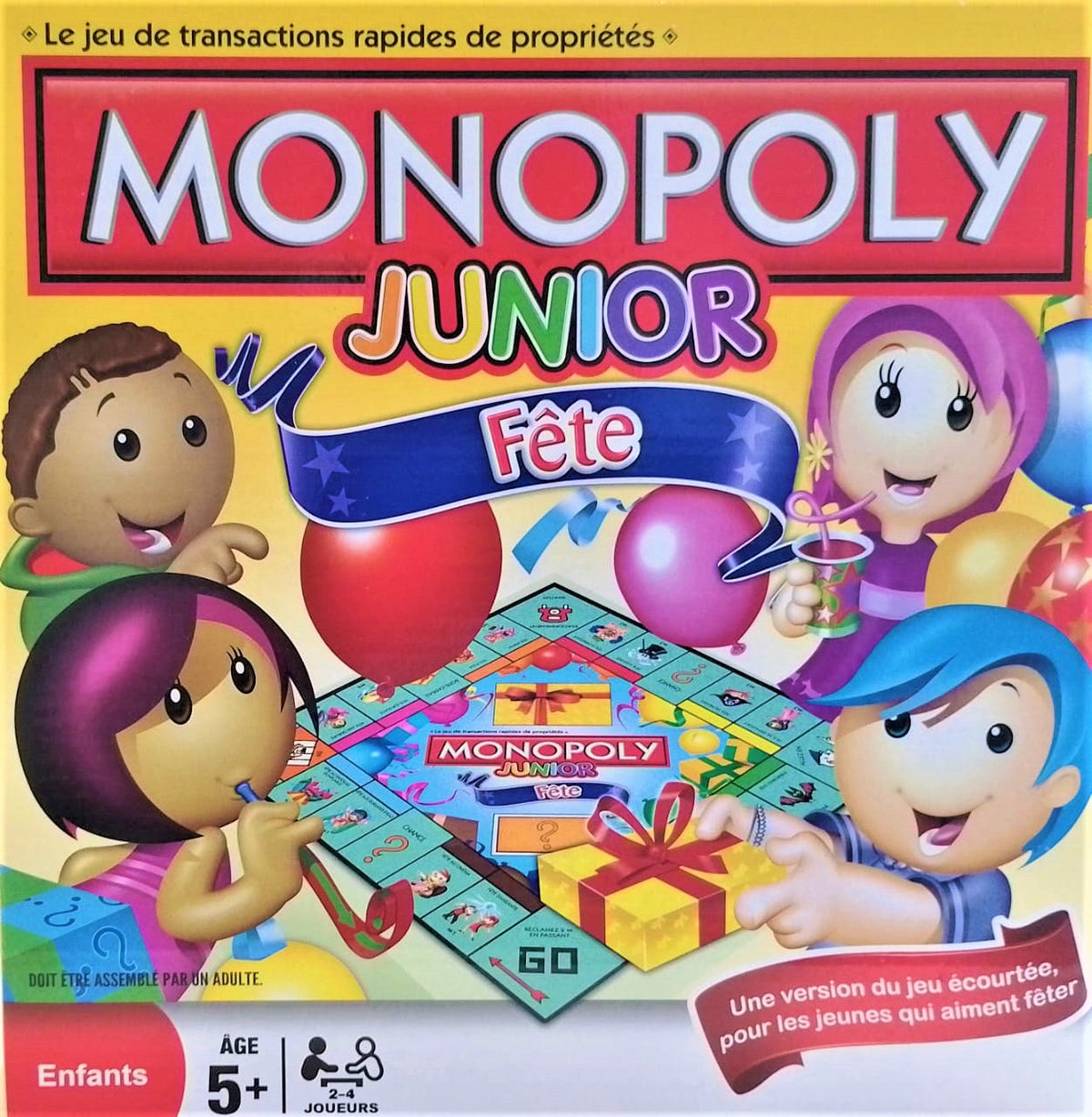 MONOPOLY Junior Party Game (Board Game)