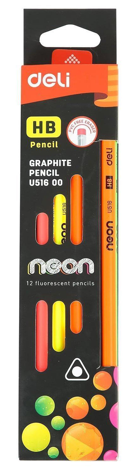 Deli Graphite Pencil Neon U51600