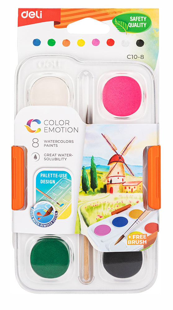 Deli Color Emotion Watercolor Paints C108
