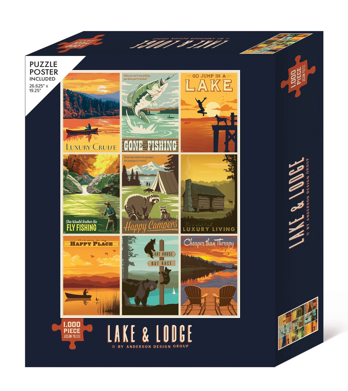 Lake and Lodge 1000-Piece Puzzle