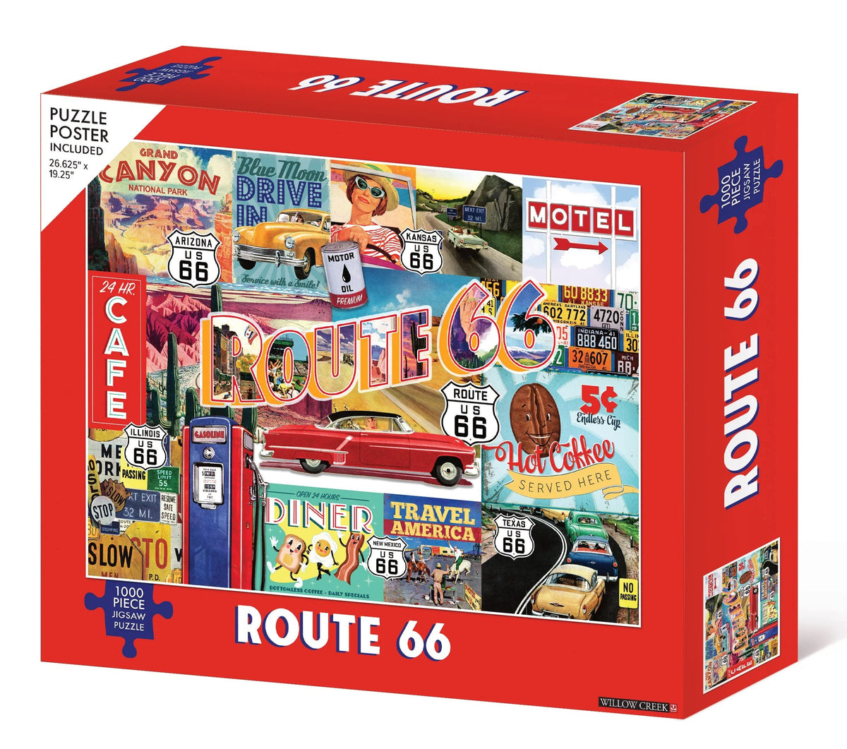 Route 66 1000-Piece Puzzle