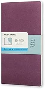 Moleskine Chapters Journal Plum Purple Slim Medium Dotted
