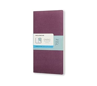 Moleskine Chapters Large Dotted Journal Plum Purple