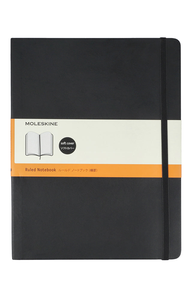 Moleskine Classic Ruled Large Paper Notebook Black