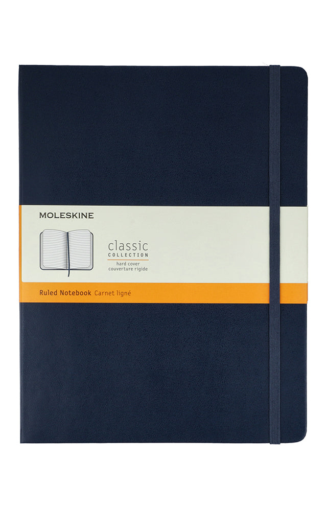 Moleskine - Classic Ruled Paper Notebook - Color Sapphire Blue