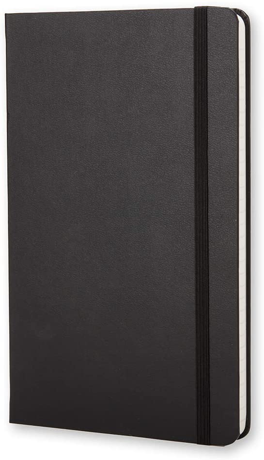 Moleskine : Notebook Large Pure Black Leather