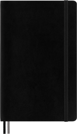 Moleskine Large Black Notebook (Soft Cover)