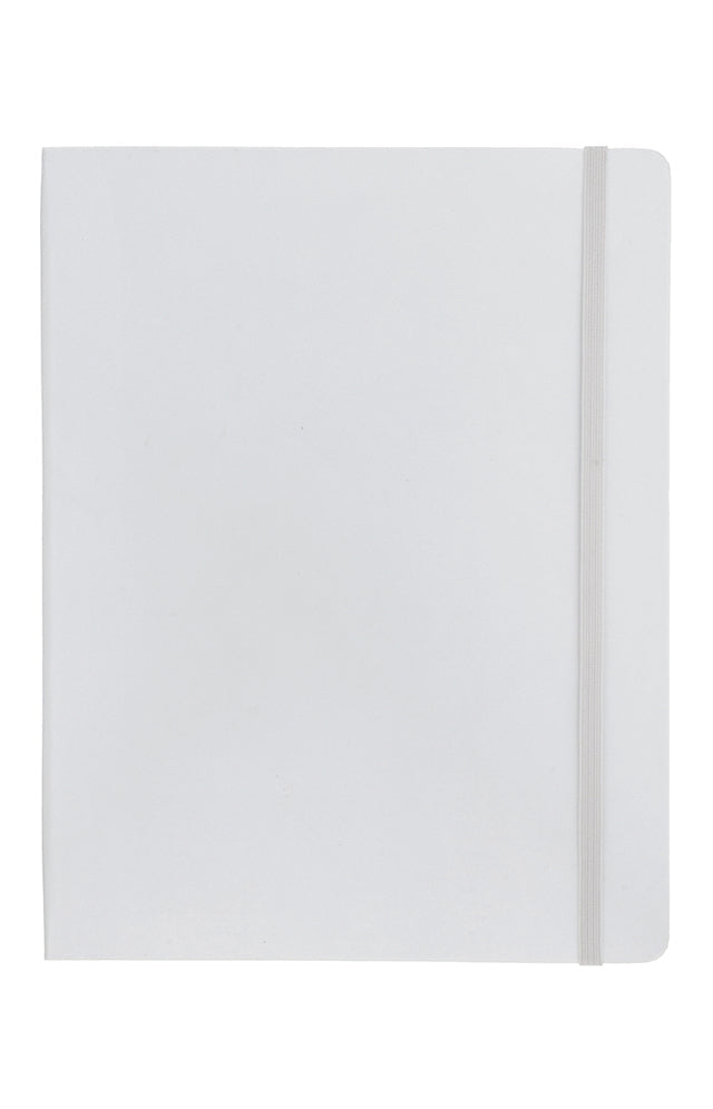 Moleskine : Notebook XL White Leather