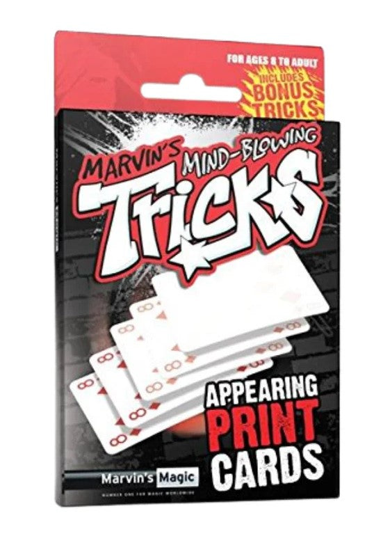 Ming Blowing Tricks ( Appearing Print Cards )