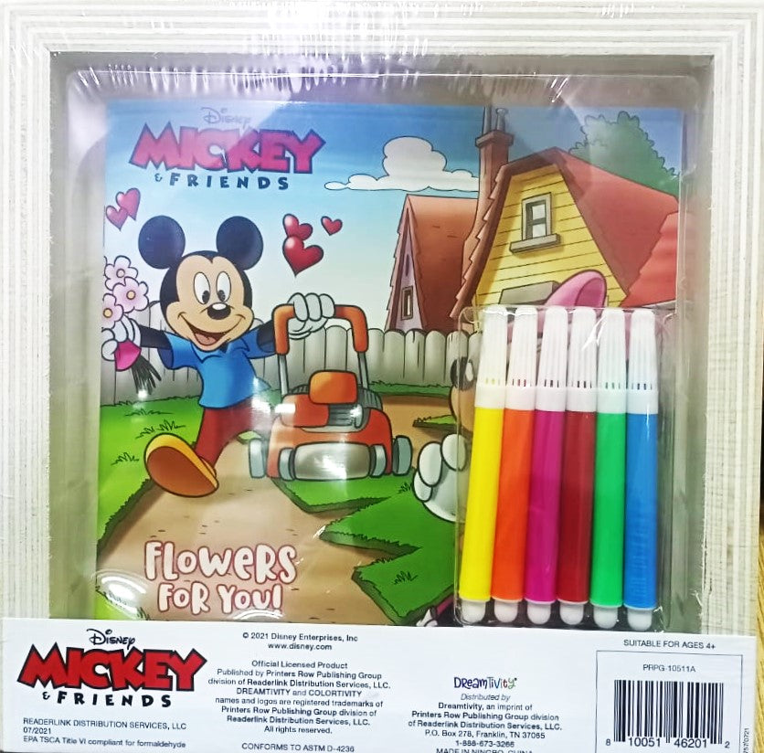 Disney Mickey and Friends Wood and Book