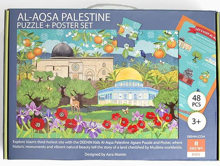 Kids Al Aqsa Palestine Puzzle  Poster Set