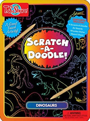 Scratch-A-Doodle Princesses and Fairies Activity Tin