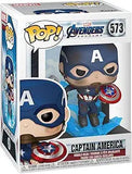 Funko Pop Marvel Endgame Captain America With Broken Shield And Mjolnir