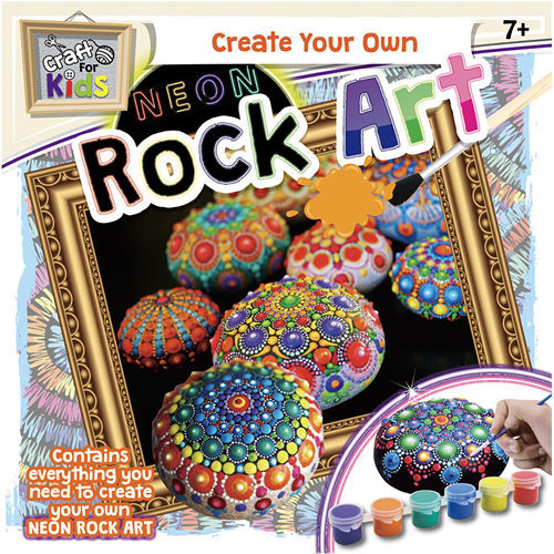 Rock Painting Kit - Neon