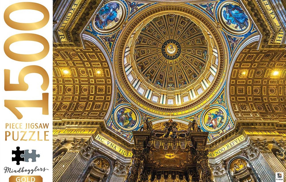 Mindbogglers Gold 1500-Piece Jigsaw: St. Peter's Basilica