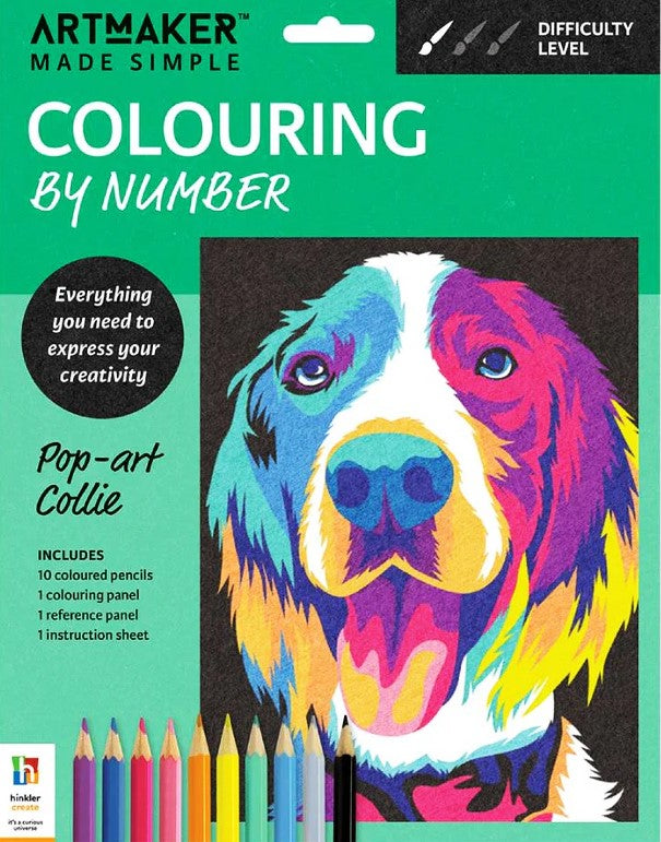 Art Maker Made Simple Colouring By Number Kit