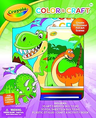 Crayola Dinosaur Color N Craft Box Kit