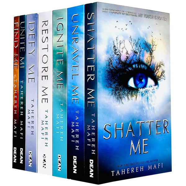 Shatter Me Series Books 1 - 7 Collection Set by Tahereh Mafi (Shatter, Restore, Ignite, Unravel, Defy Me, Unite Me &amp; Find Me)