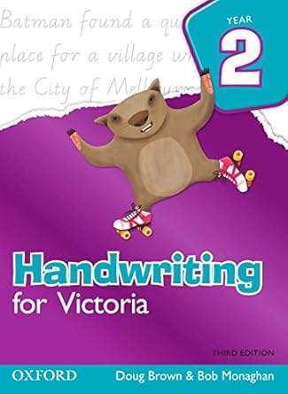Handwriting for Victoria 3rd Edition Year 2