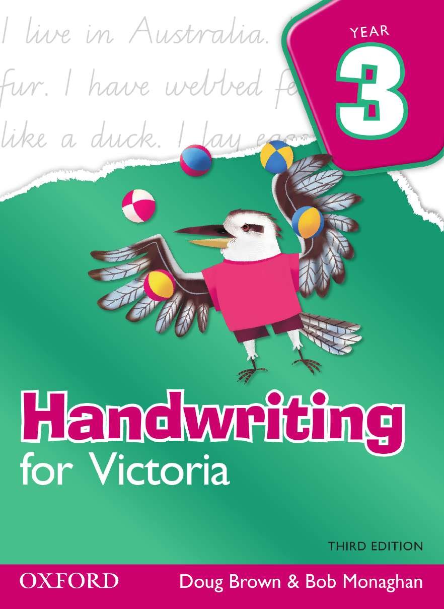 Handwriting for Victoria  3rd Edition Year 3