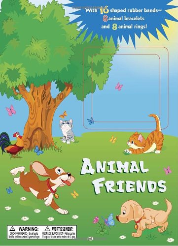 Animal Friends: With 16 shaped rubber bands