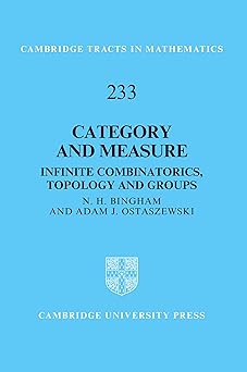 Category and Measure