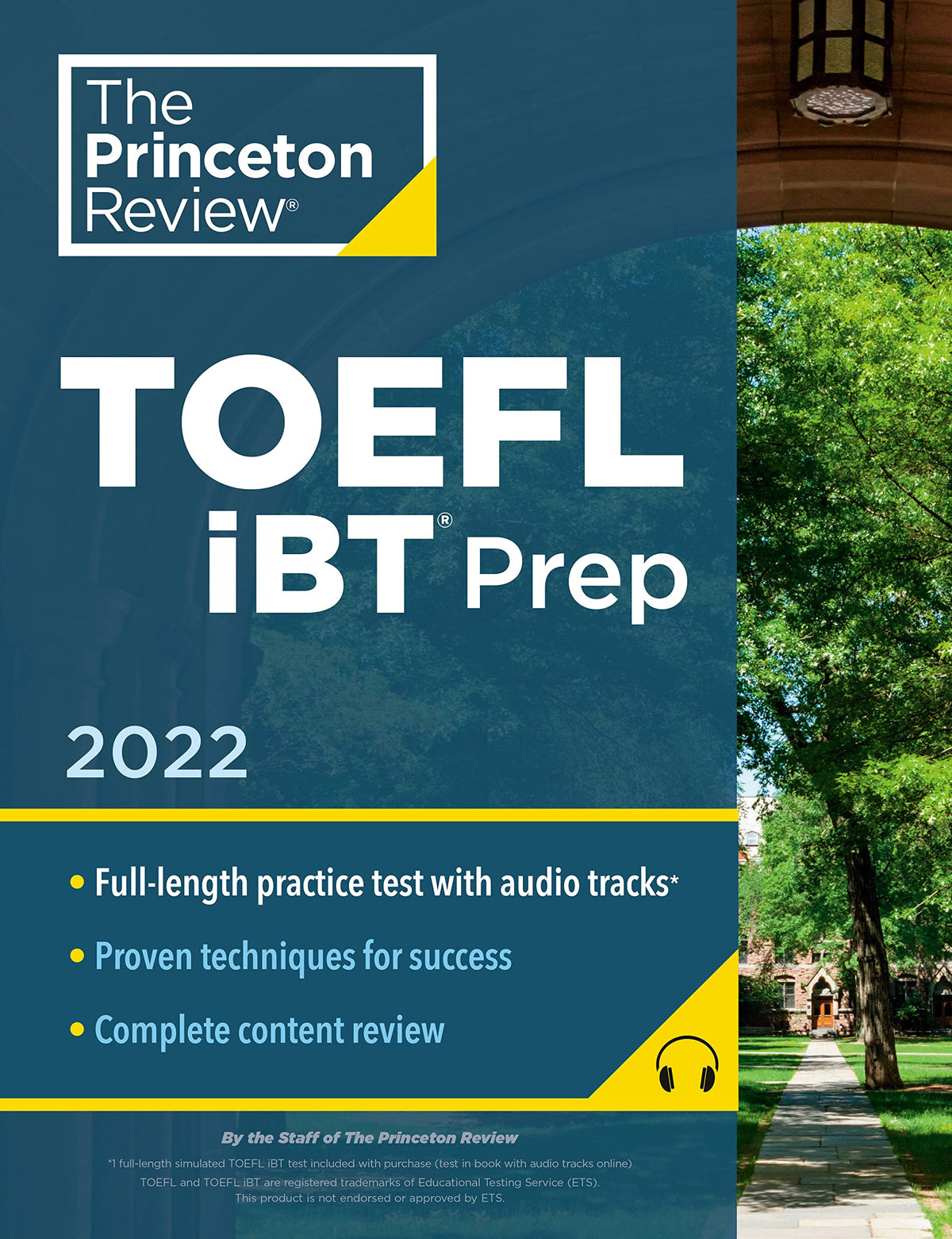 Princeton Review TOEFL iBT Prep with Audio/Listening Tracks, 2022: Practice Test + Audio + Strategies and Review (College Test Preparation)