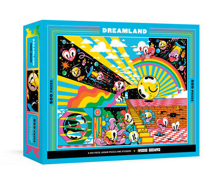 Dreamland - A 500-Piece Jigsaw Puzzle and Stickers : Jigsaw Puzzles for Adults