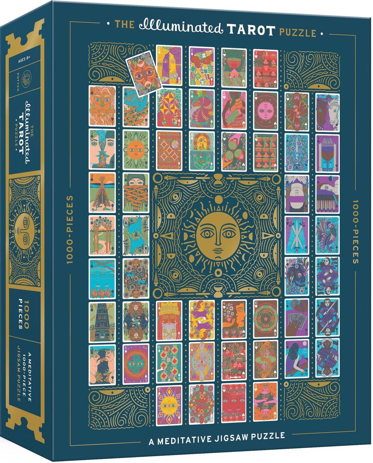 The Illuminated Tarot Puzzle - A Meditative 1000-Piece Jigsaw Puzzle
