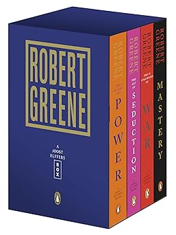 Robert Greene 4-Book Boxed Set The 48 Laws of Power The Art of Seduction The 33 Strategies of War Mastery