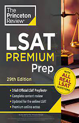 Princeton Review LSAT Premium Prep, 29th Edition - 3 Real LSAT PrepTests + Strategies and Review