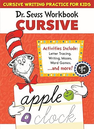 Dr. Seuss Cursive Workbook - Beginner Cursive Handwriting for Kids