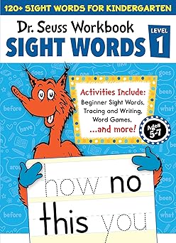 Dr Seuss Sight Words Level 1 Workbook