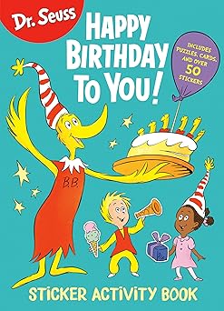 Dr Seuss  Happy Birthday To You Sticker Activity Book