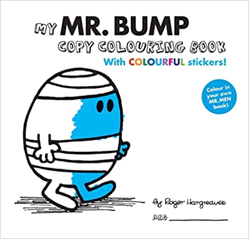 Mr Men Mr Bump Colouring