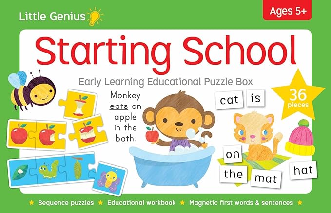 Lg Puzzle Box Starting School Fun