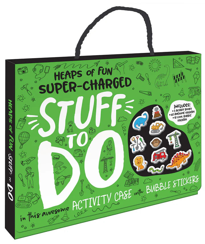 Heaps of Fun Super Charged Bubble Sticker Activity Case