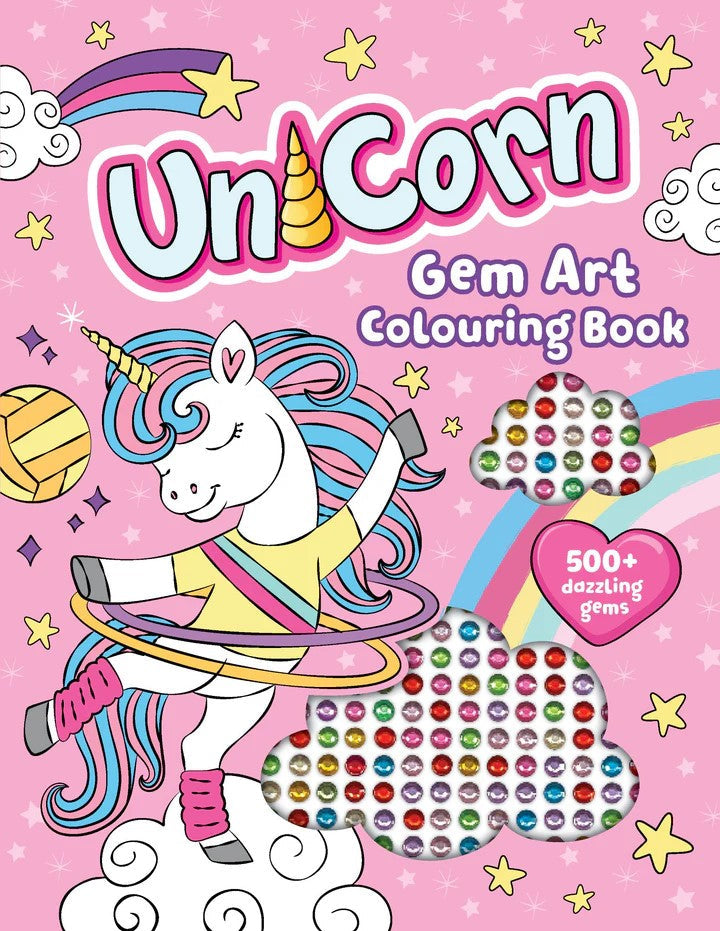 Gem Art Colouring Book Unicorn