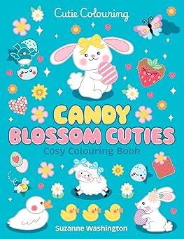 Candy Blossom Cuties Colouring Book