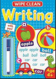 Wipe Clean Writing With Pen (Age 4+)