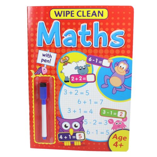 Maths With Pen Wipe Clean Age 4 Plus