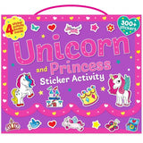 UNICORN AND PRINCESS STICKER ACTIVITY CARRY CASE