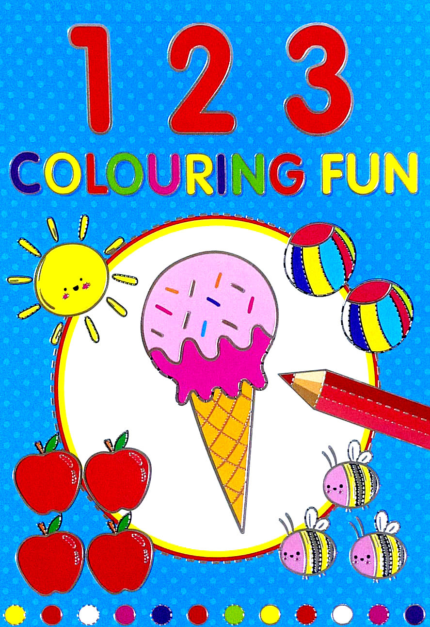 EARLY LEARNING 123 COLOURING FUN ELD1