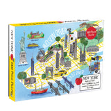 New York City Map - 1000 Piece Puzzle