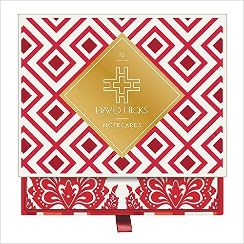 David Hicks (Reds) Greeting Assortment Notecard Set
