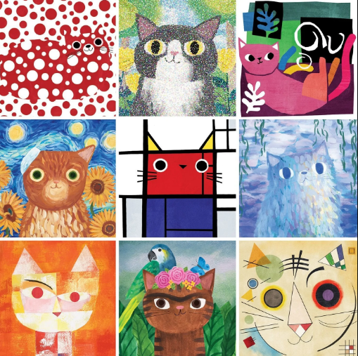 Artsy Cats 500 Piece Family Puzzle