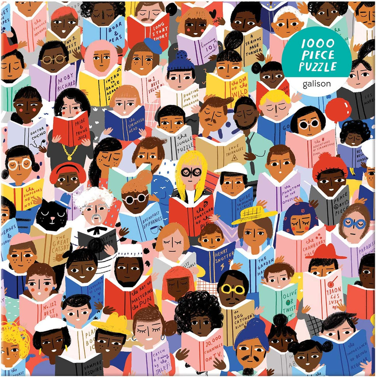 Book Club 1000 Piece Puzzle In a Square Box