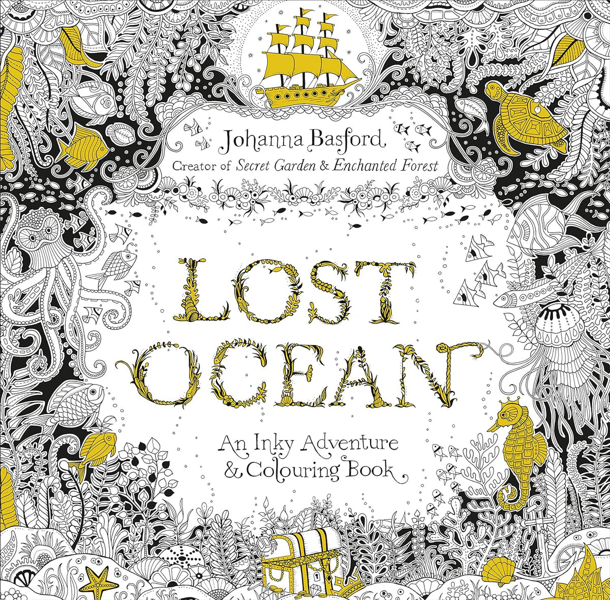 Lost Ocean - An Inky Adventure and Colouring Book