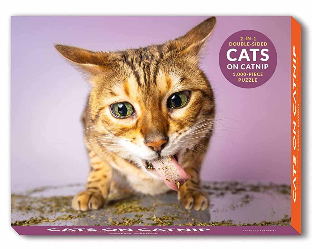 Cats on Catnip 2 in 1 Double Sided 1000 Piece Puzzle