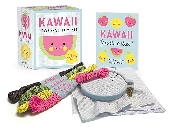 Kawaii Cross-Stitch Kit - Super Cute!